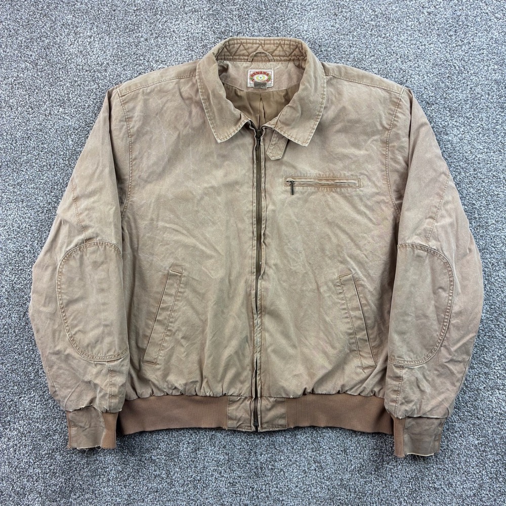 Vintage 80s Banana Republic Four Winds Jacket Mens Large Cotton Safari Utility